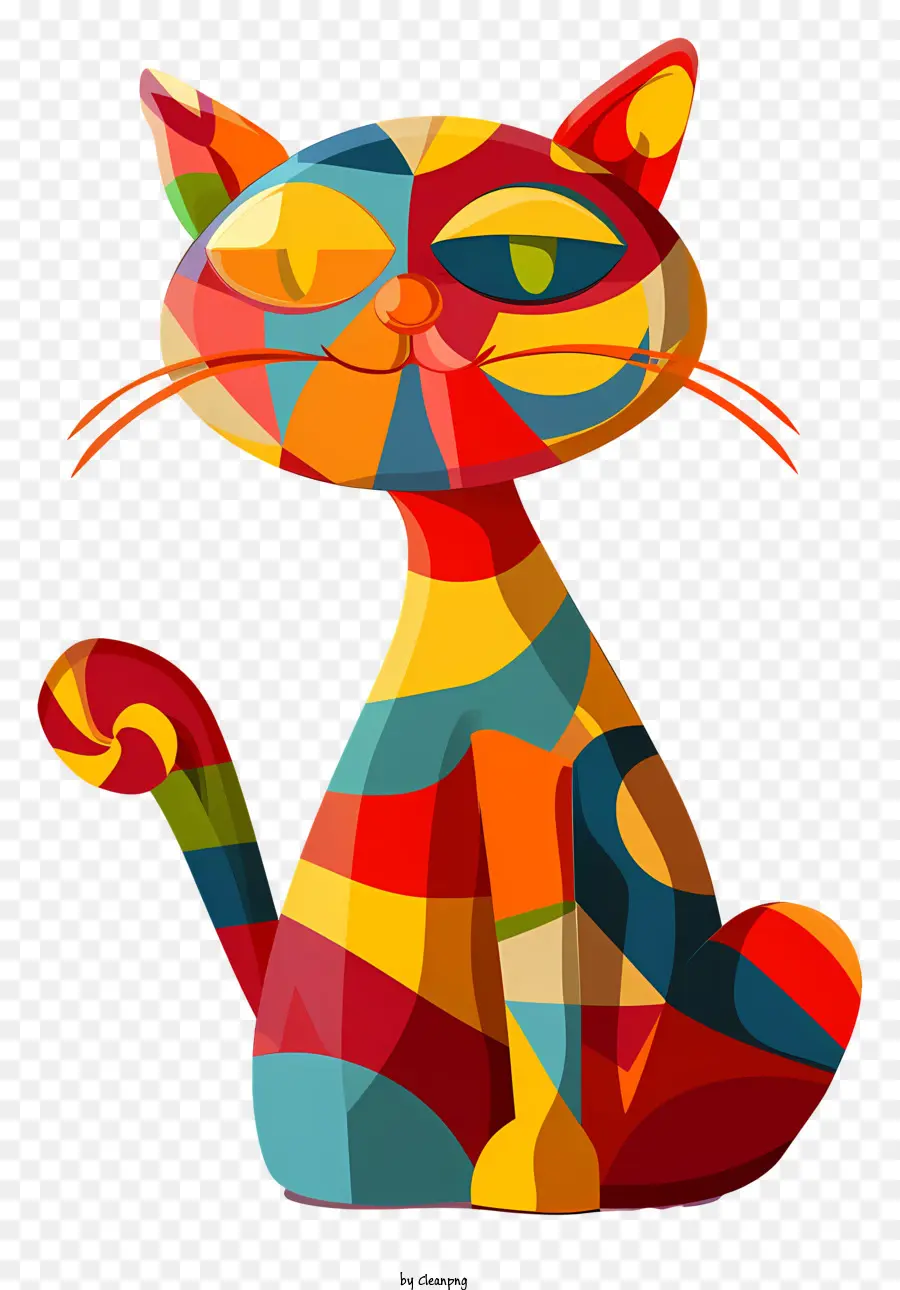 O Brinquedo Do Gato，Colorido Gato PNG