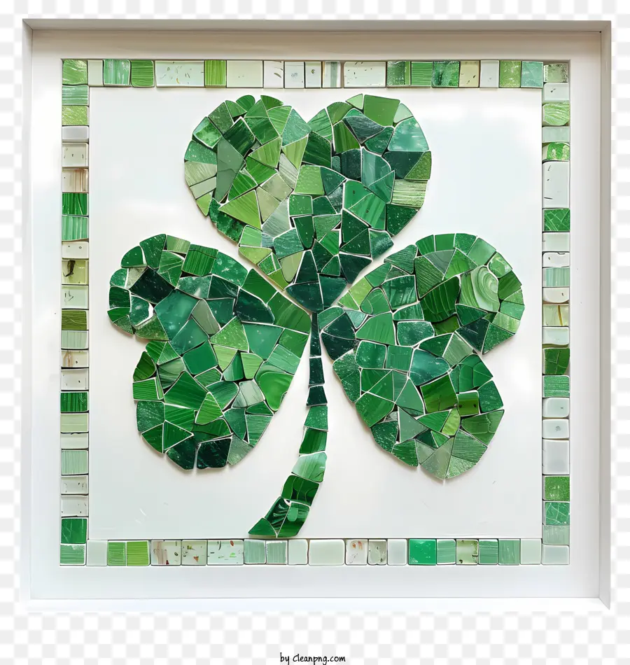 St Patricks Day Shamrock，Mosaico Shamrock PNG