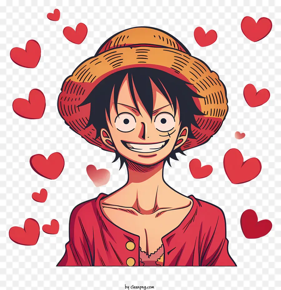 Luffy De One Piece，Retrato PNG