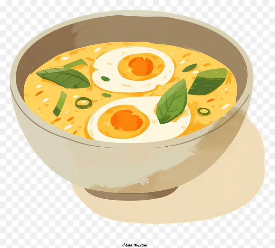 Ensopado De Ovo Tailandês，Ramen PNG