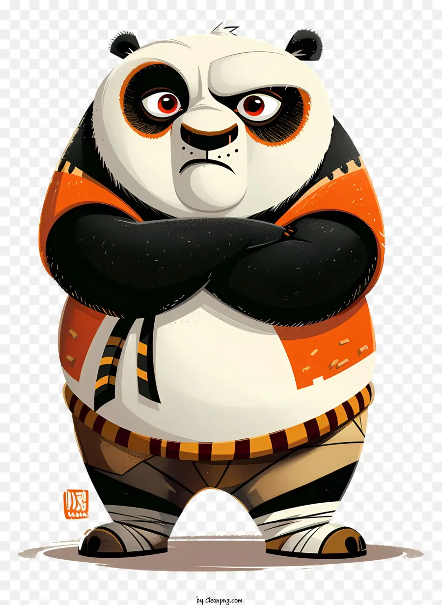 Kung Fu Panda，Angry Panda PNG