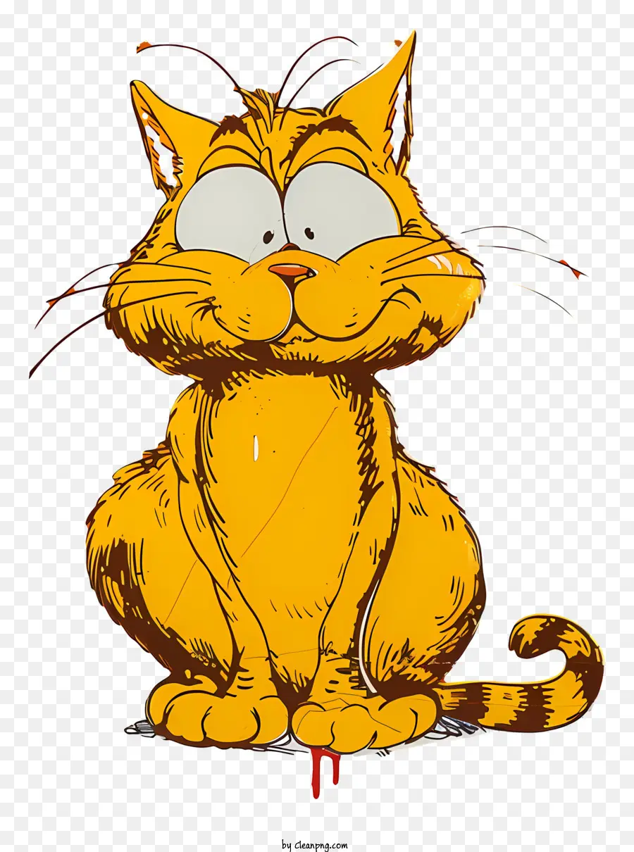 Gato Fofo，Gato De Desenho Animado PNG