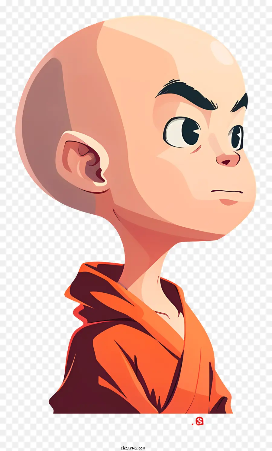 Kuririn，Homem Careca PNG