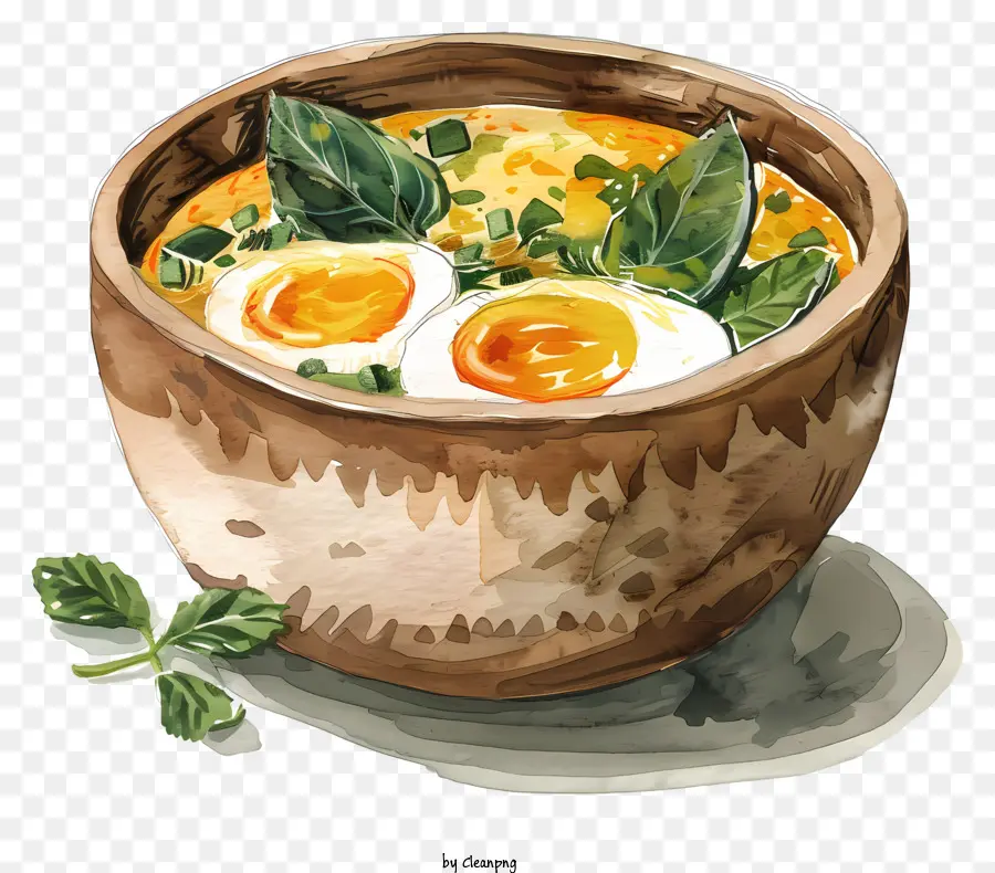 Ensopado De Ovo Tailandês，Sopa PNG