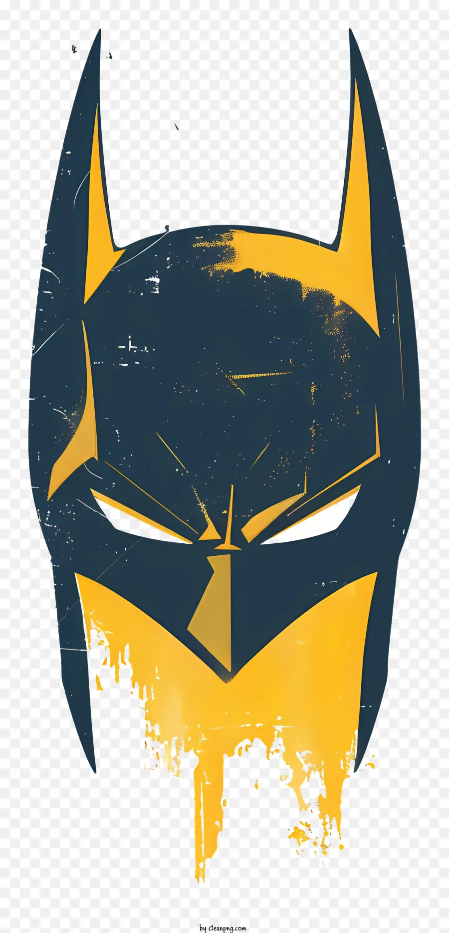 Batman，Máscara Amarela E Preta PNG