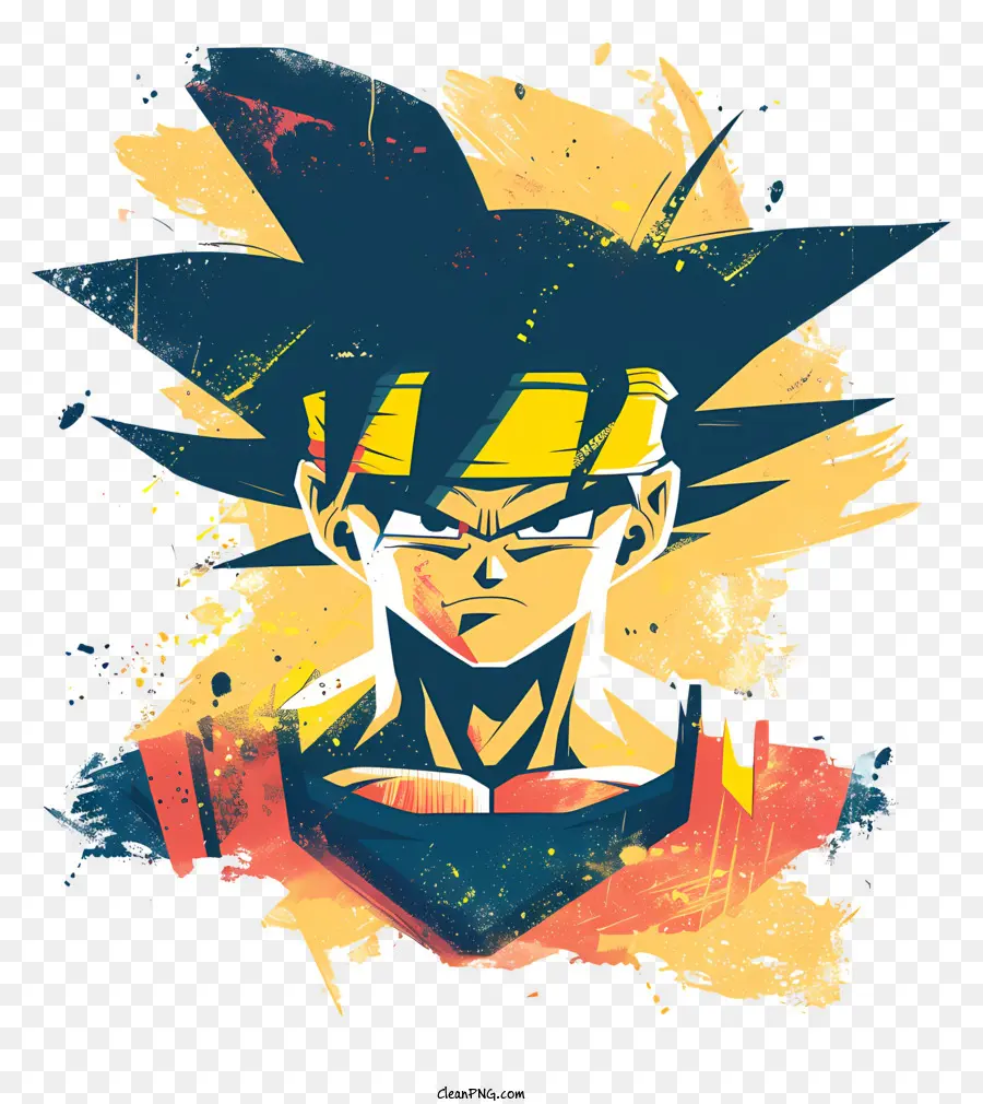 Dragon Ball Bardock，A Arte Abstrata PNG