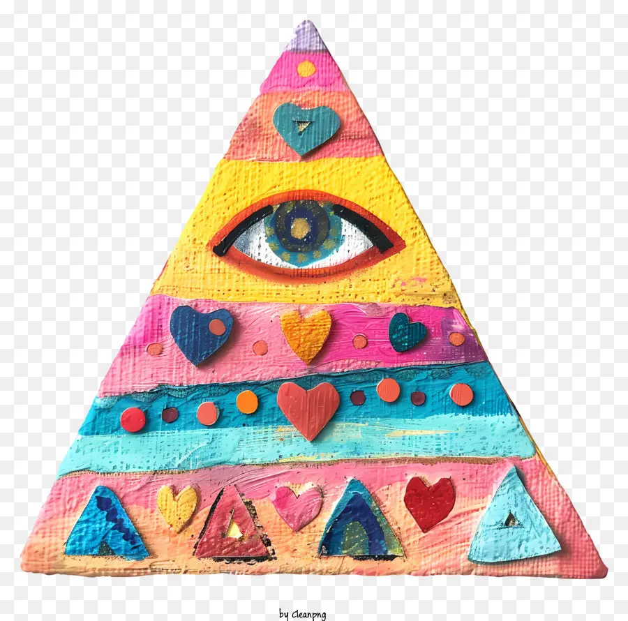 Triângulo Fofo，Pirâmide Triangular PNG