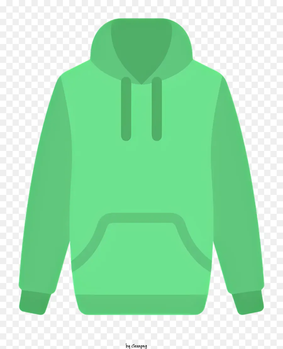 Logotipo De Capuz，Hoodie Verde PNG