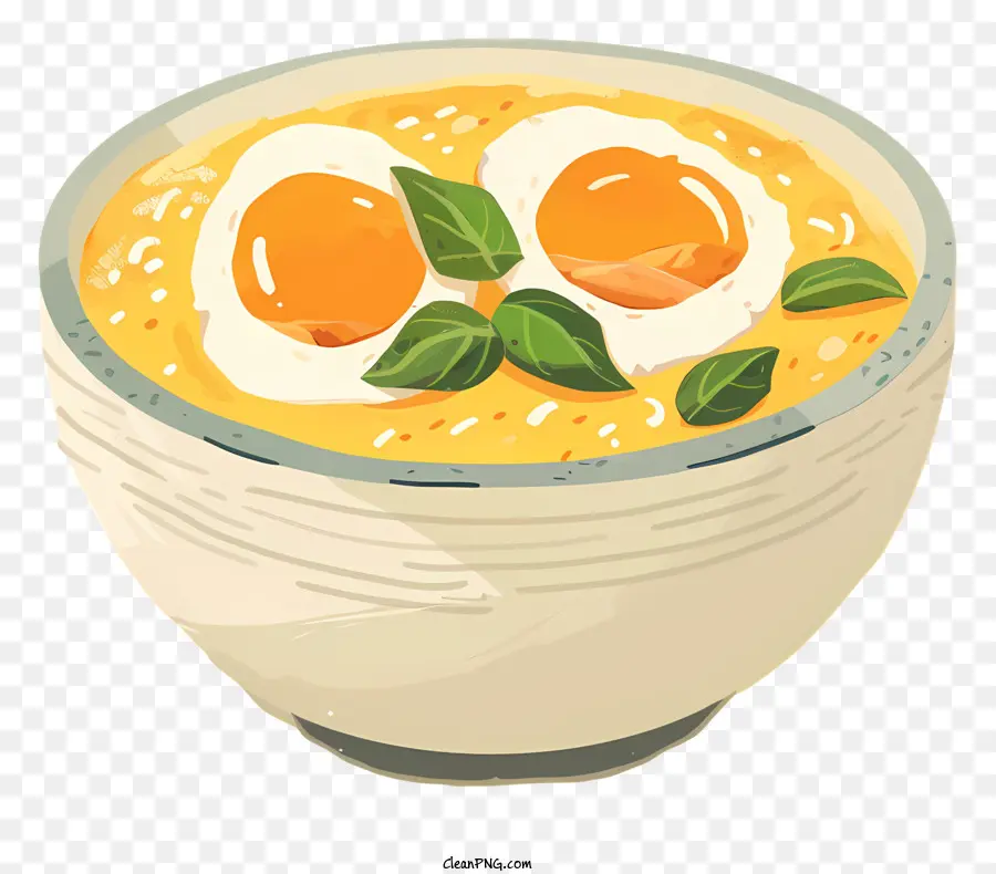 Ensopado De Ovo Tailandês，Tigela De Sopa PNG