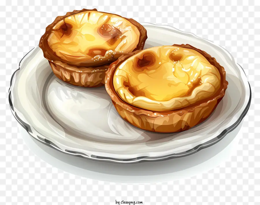 Pastel De Nata，Pastrados De Puff PNG