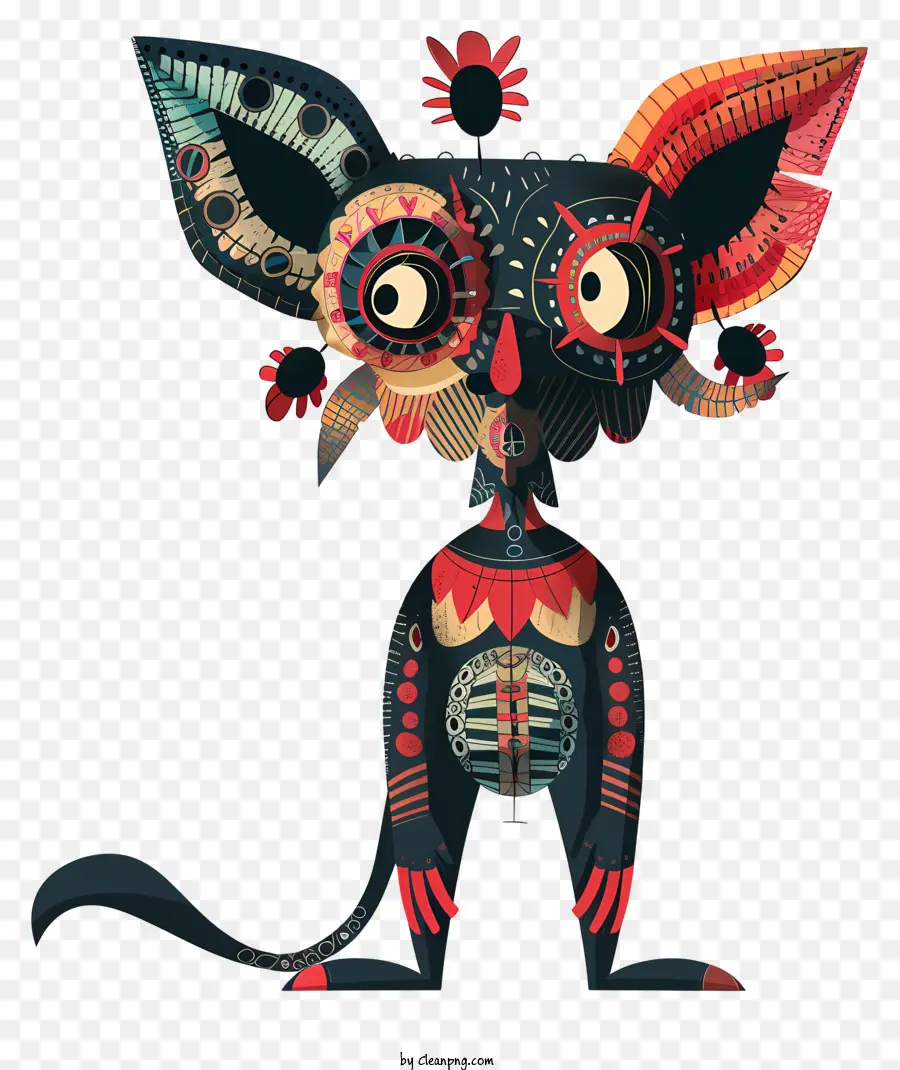 Figura Caprichosa，Gato Ilustração PNG