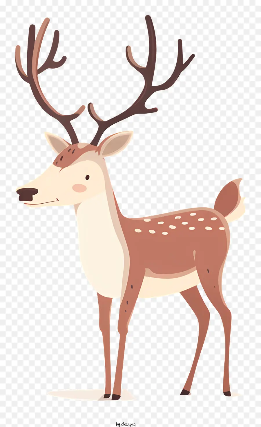 Deer，Cartoon Veado PNG