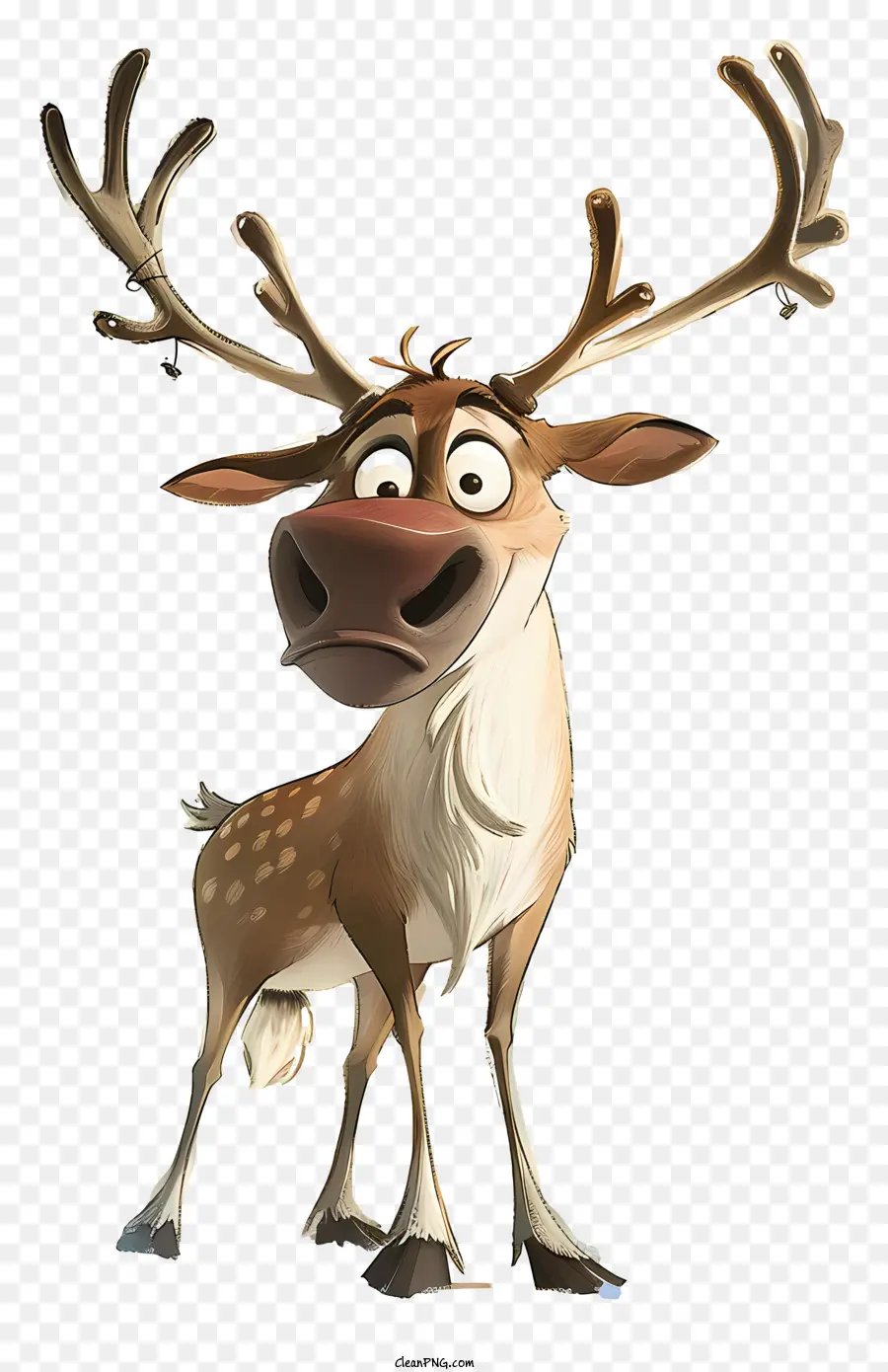 Deer，Cartoon Renas PNG