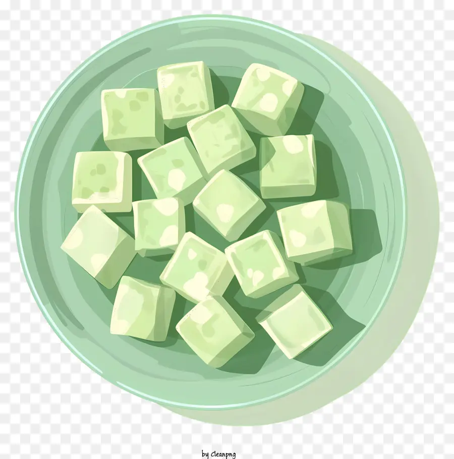 Tofu Fedorento，Verde Tigela PNG