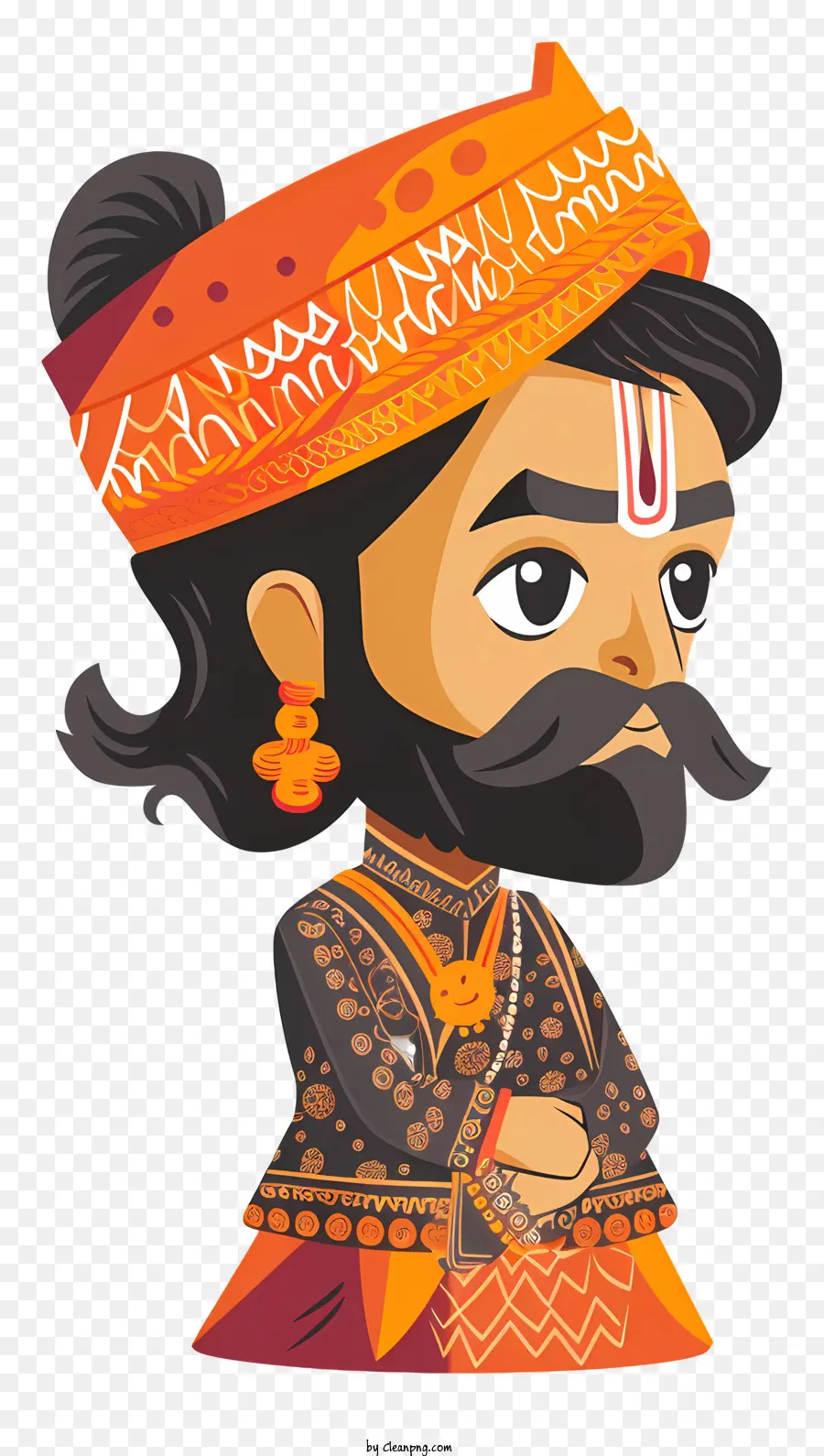 Shivaji Maharaj，Homem Dos Desenhos Animados PNG