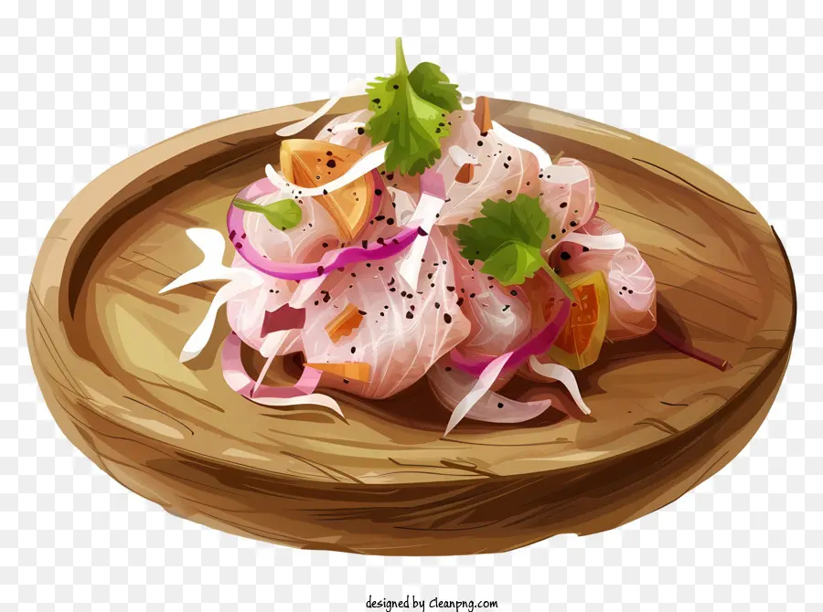 Ceviche，Peixe Cru PNG