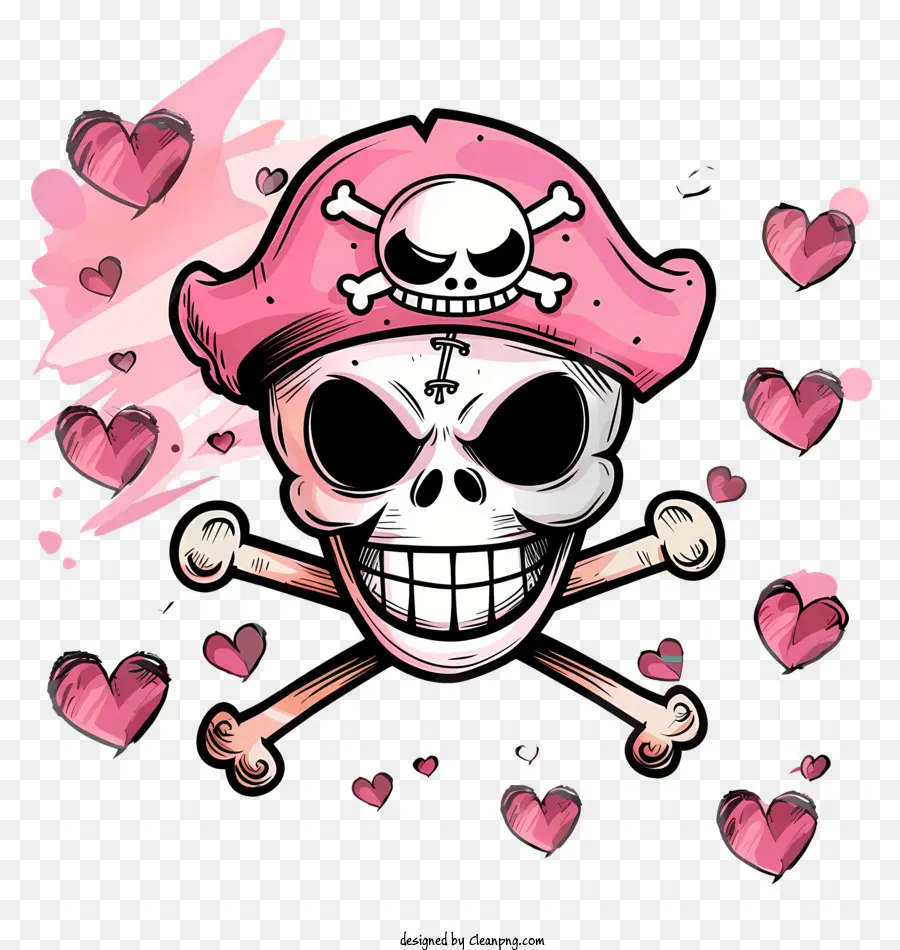One Piece Jolly Roger，Crânio PNG