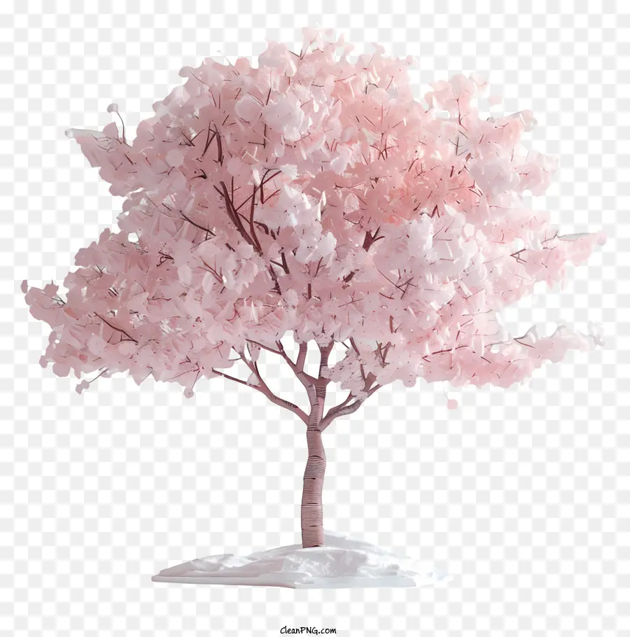 árvore Da Primavera，árvore Rosa PNG