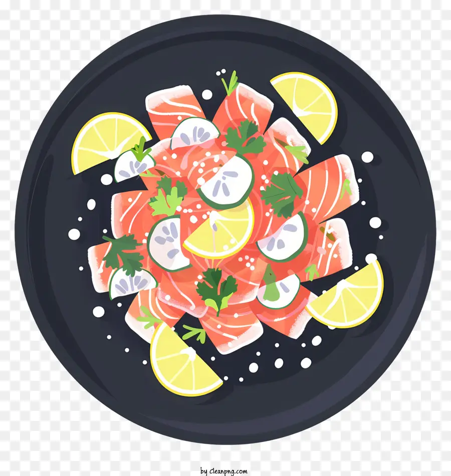 Ceviche，Salmão PNG