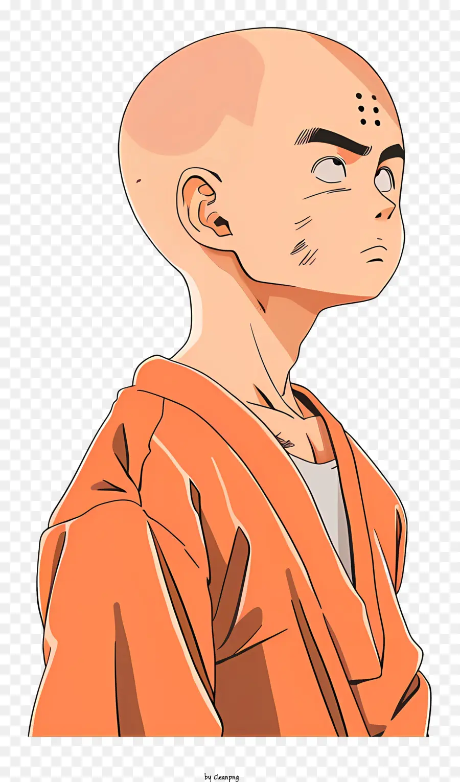 Kuririn，Personagem De Anime PNG