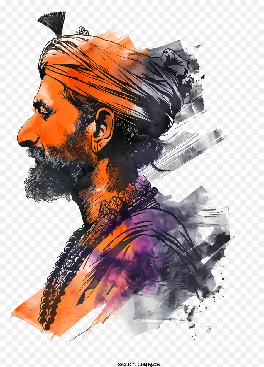 Shivaji Maharaj，Retrato PNG