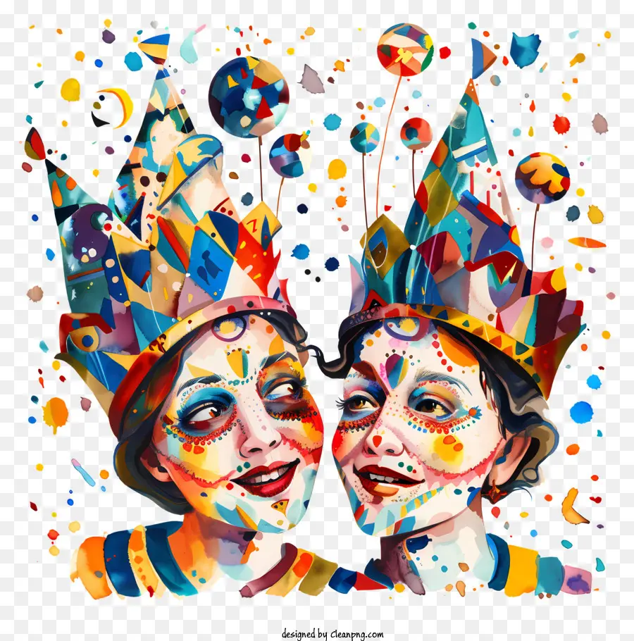 Purim，Pintura Em Aquarela PNG