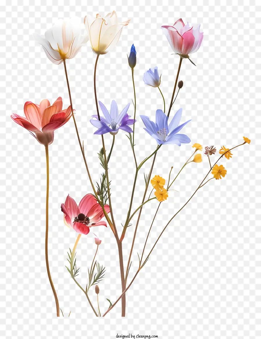 Flores Da Primavera，Buquê PNG