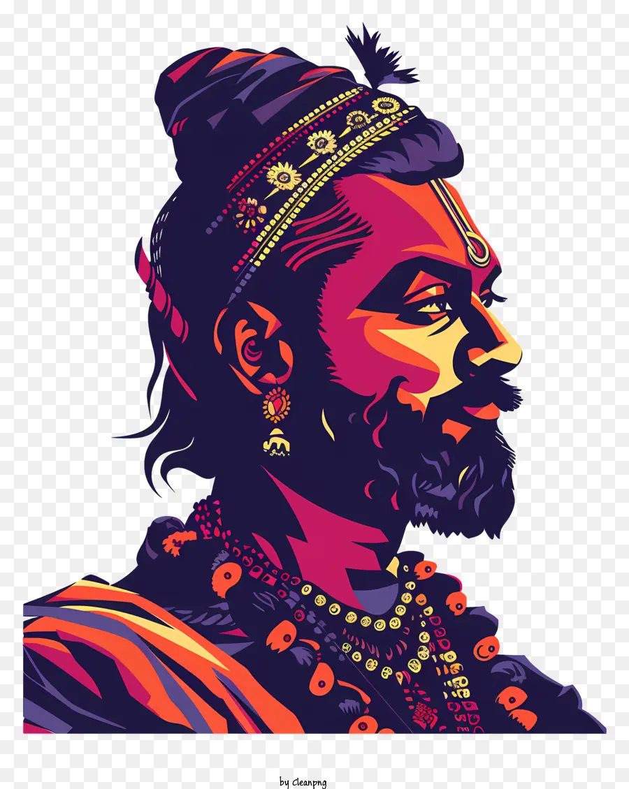 Shivaji Maharaj，Turbante PNG