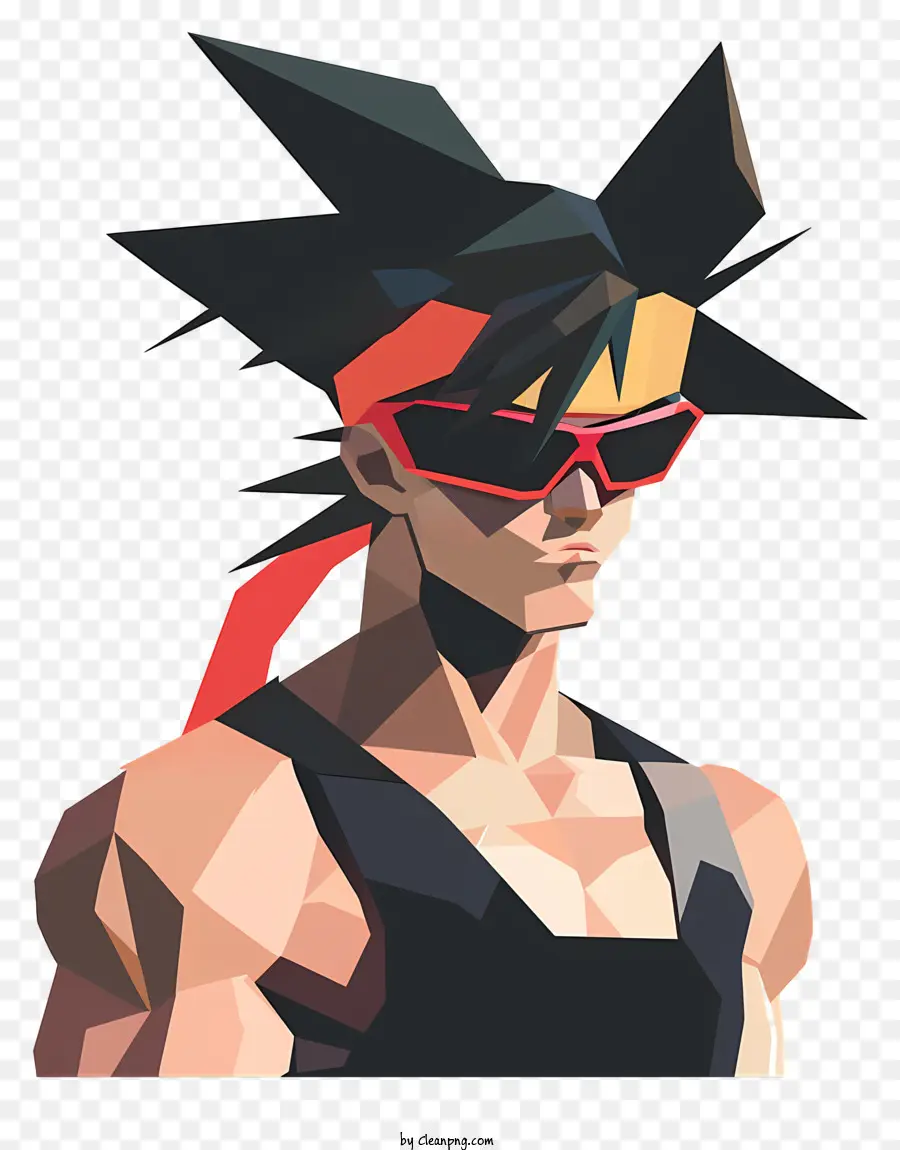 Dragon Ball Bardock，Preto E Branco PNG