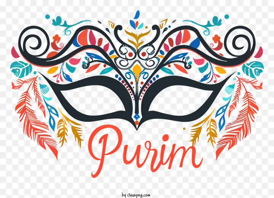 Purim，Pena Máscara PNG
