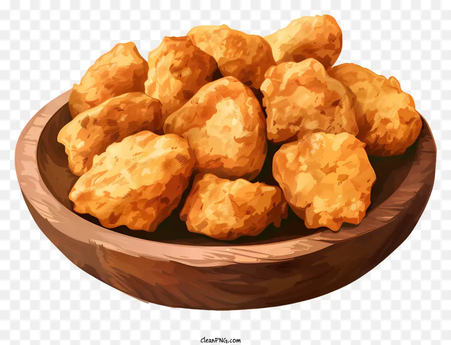 Nuggets De Frango，Pepitas Fritas PNG