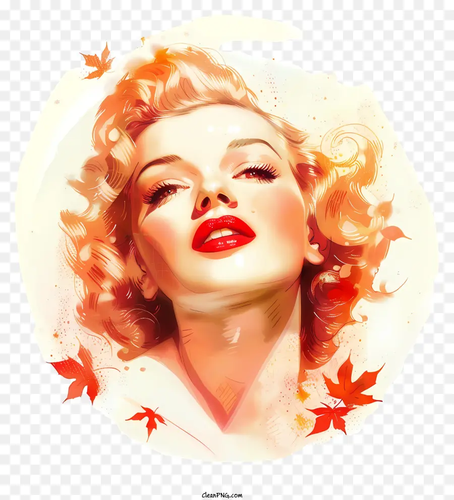 Marilyn Monroe，Cabelo Loiro PNG