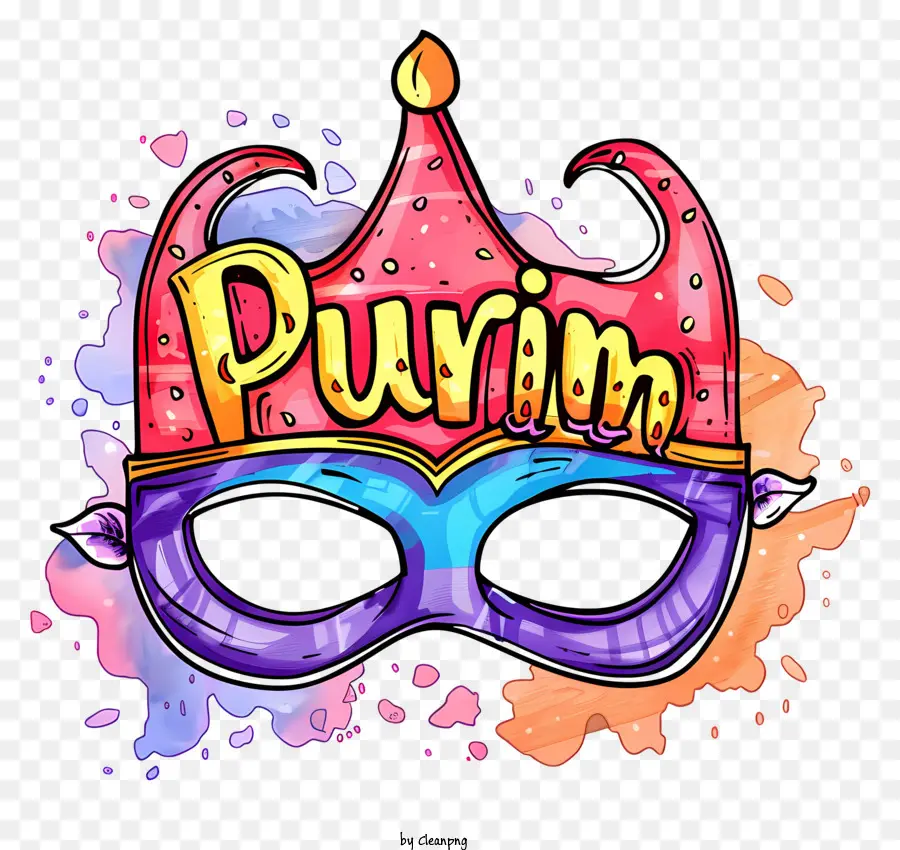 Purim，Máscara Da Coroa PNG