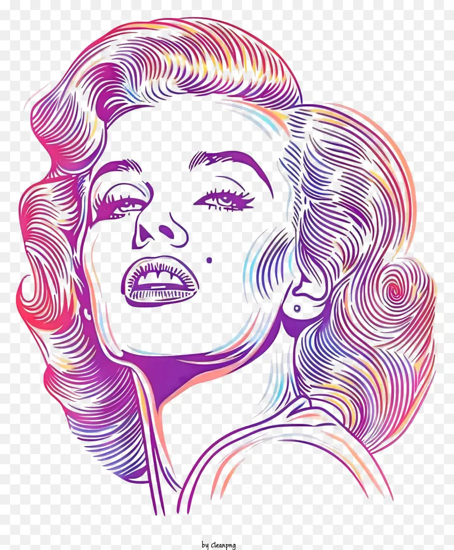 Marilyn Monroe，Silhueta PNG