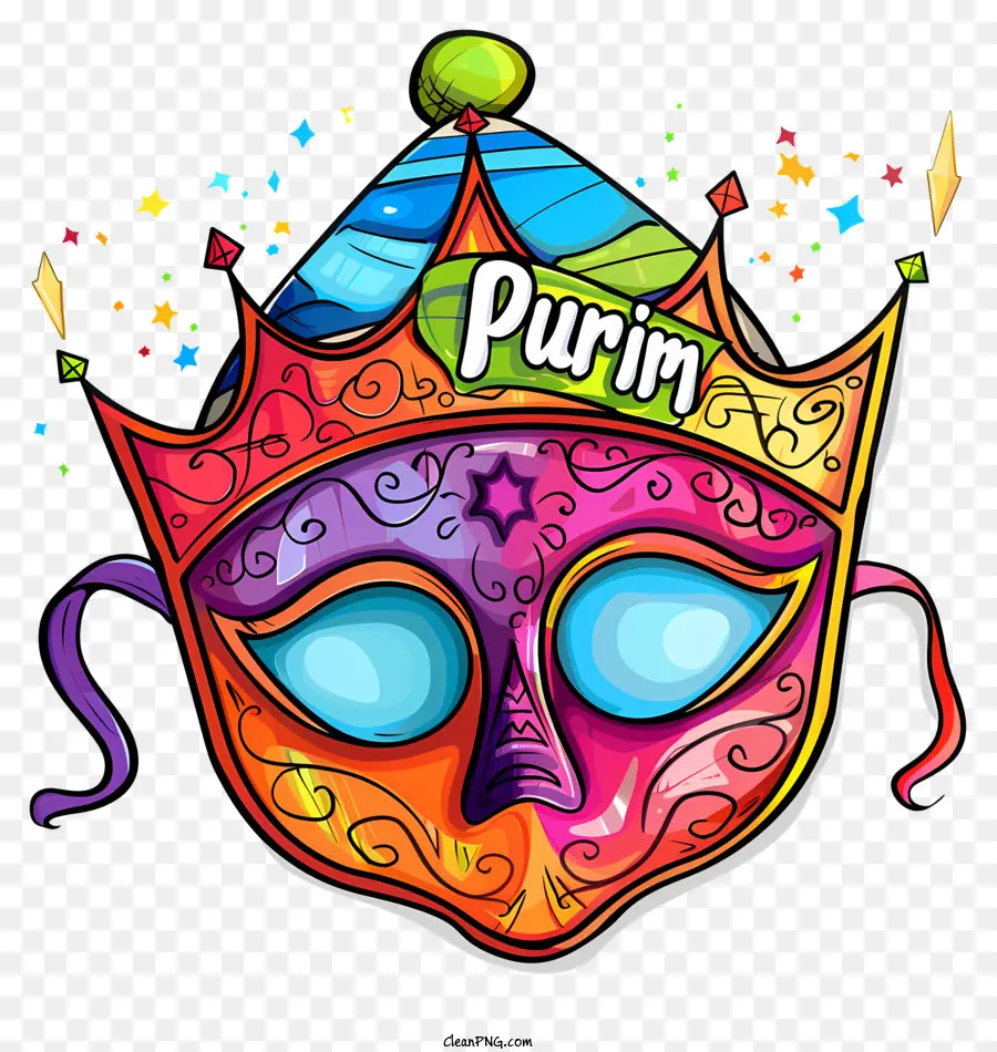 Purim，Máscara De Carnaval PNG