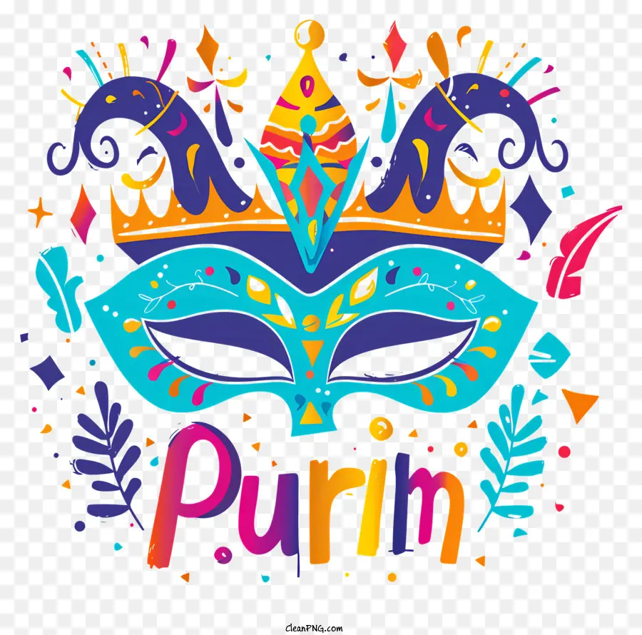 Purim，Máscara Purim PNG