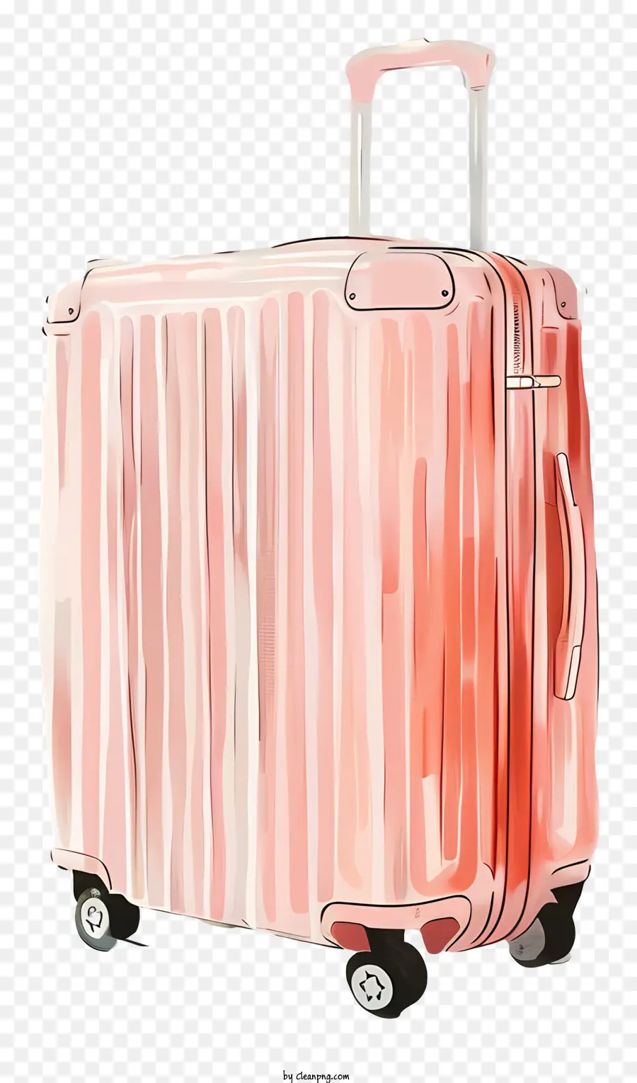 Luggage，Mala Cor De Rosa PNG
