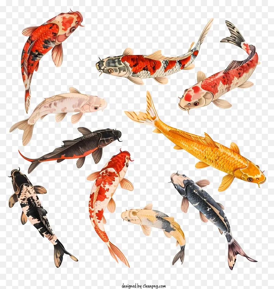 O Peixe Koi，Peixe Carpa PNG