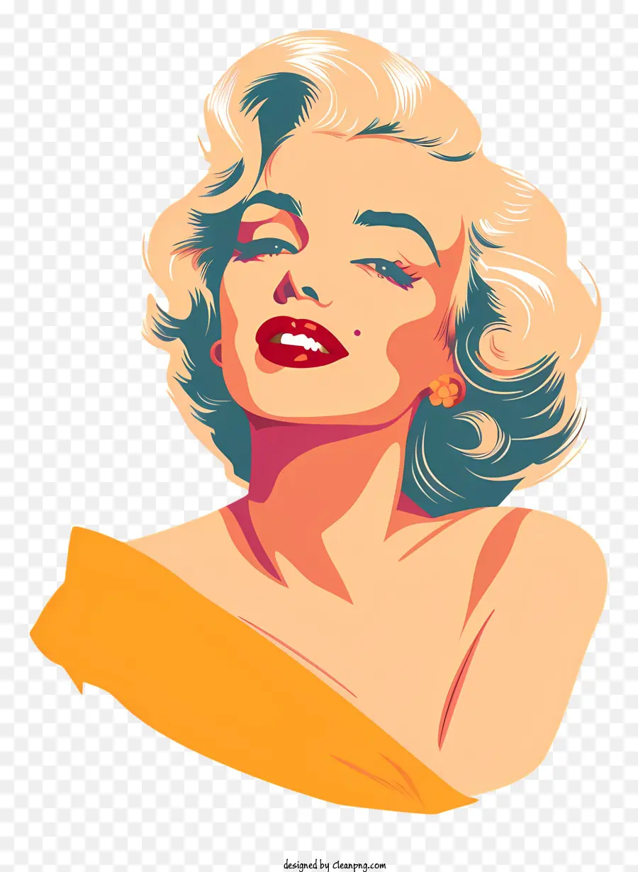 Marilyn Monroe，Cartoon PNG