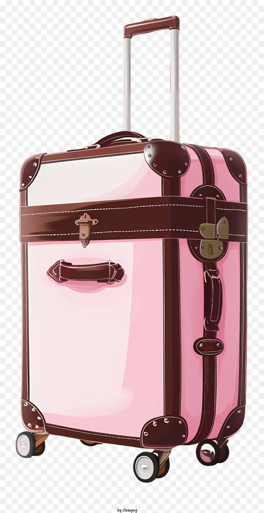 Luggage，Mala Cor De Rosa PNG