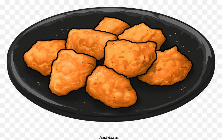 Nuggets De Frango，Placa PNG