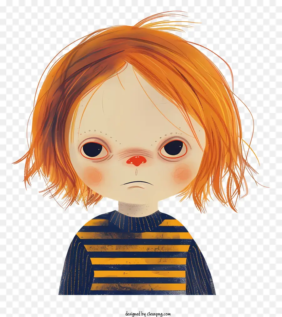 Chucky，Cabelo Vermelho PNG