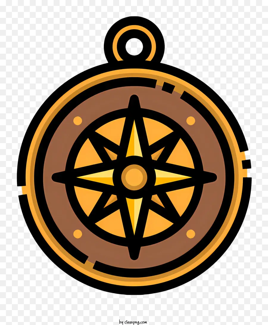 Bússola Logotipo，Bússola Antiquada PNG