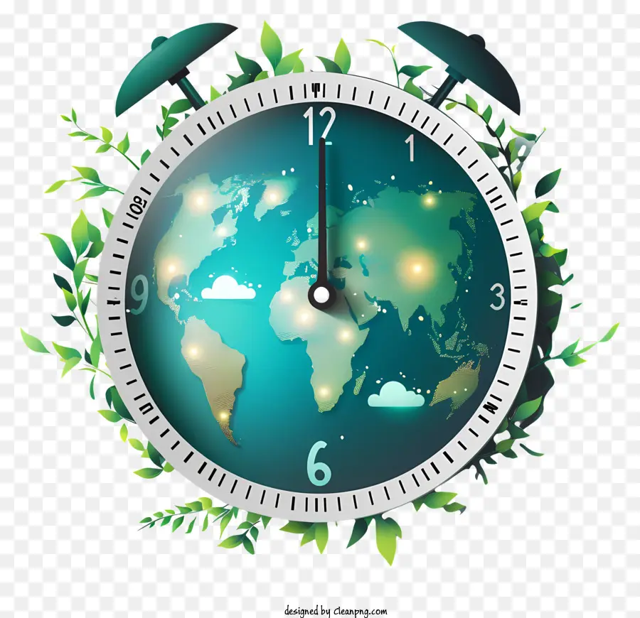 A Hora Do Planeta，Relógio Mundial PNG