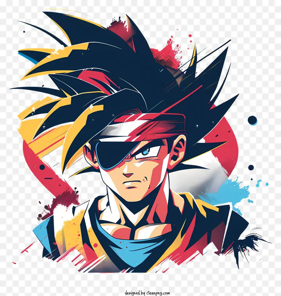 Dragon Ball Bardock，O Cabelo Espetado PNG