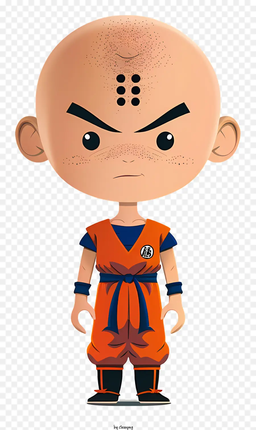 Kuririn，Personagem De Desenho Animado PNG