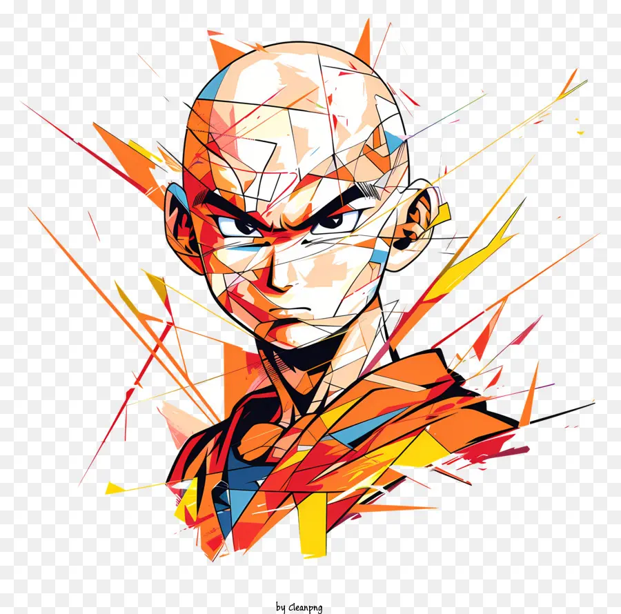 Kuririn，Homem Careca PNG