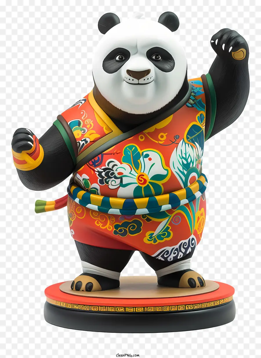 Kung Fu Panda，Estátua Do Panda PNG