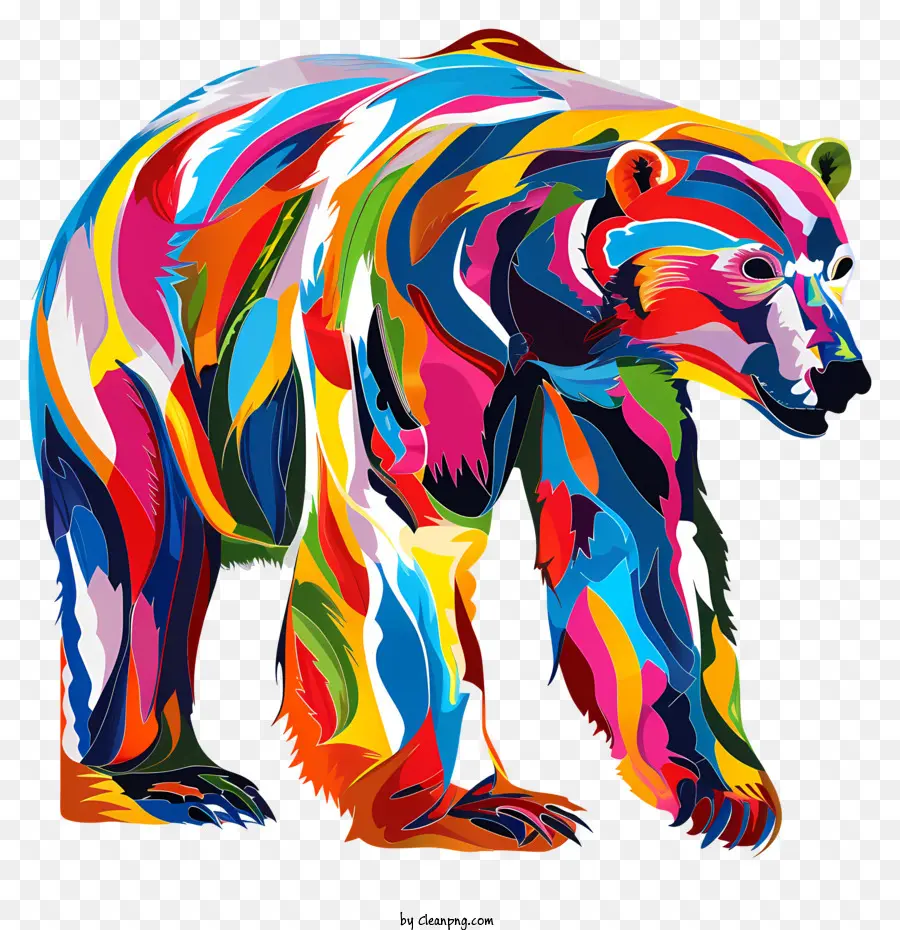 Internacional Do Urso Polar Dia，Arco íris Urso PNG