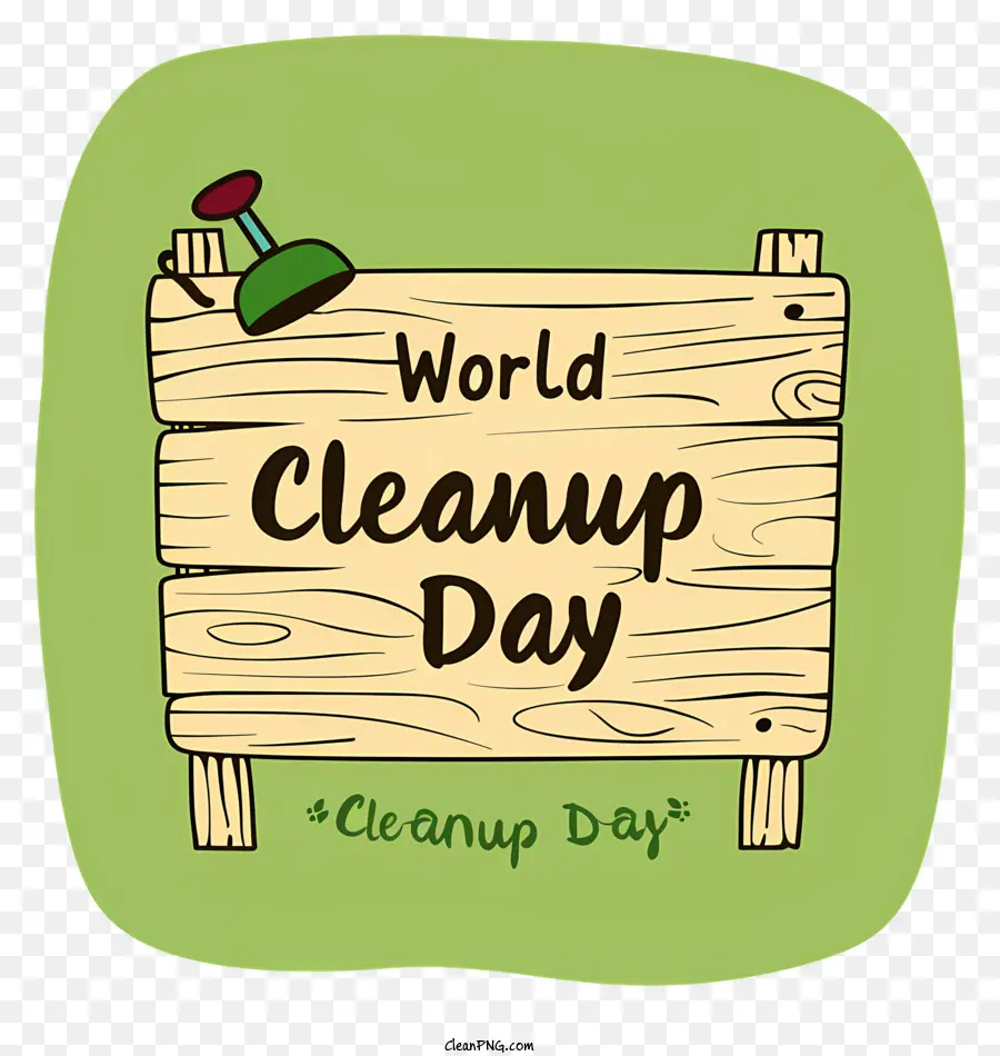 World Cleanup Dia，Dia De Limpeza PNG